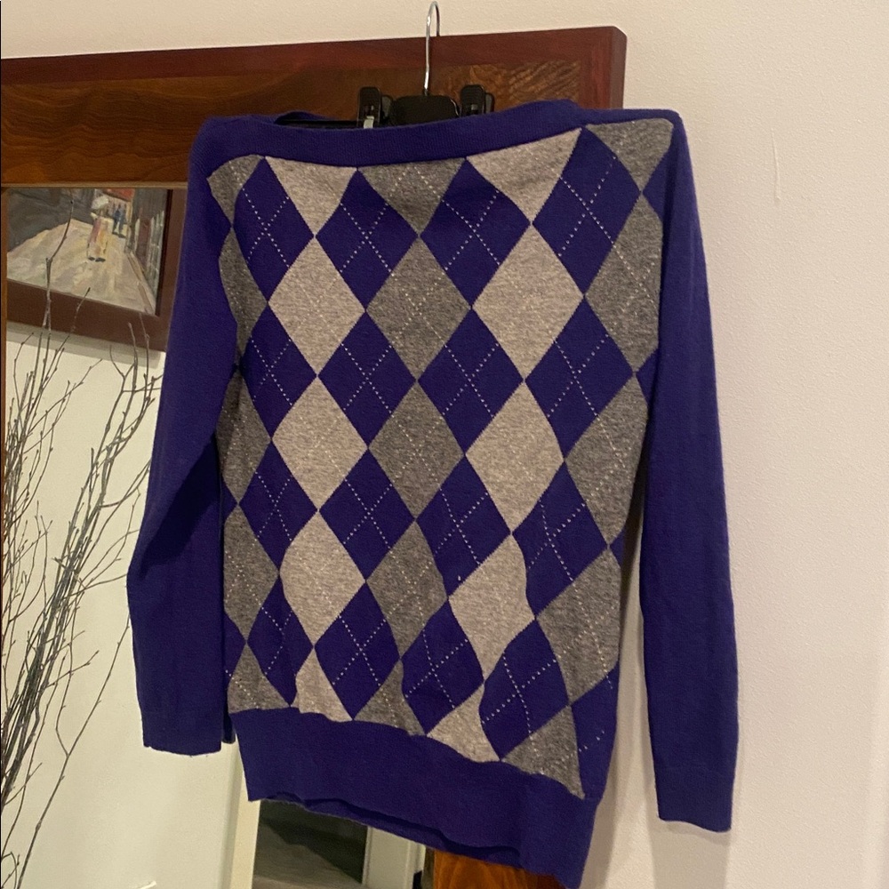 Banana Republic Purple Cashmere Blend Sweater